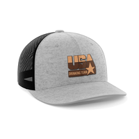 Thumbnail for USA Drinking Team Leather Patch Hat - Greater Half