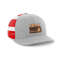 Thumbnail for USA Drinking Team Leather Patch Hat - Greater Half