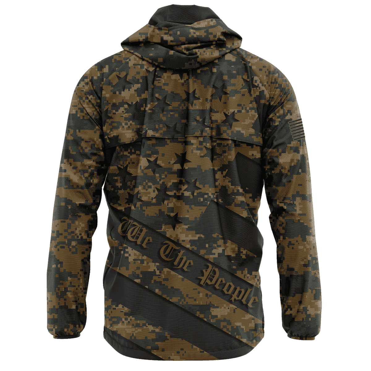 Thumbnail for Woodland Digital Camo We The People Jacket - Greater Half