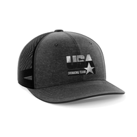 Thumbnail for USA Drinking Team Black Patch Hat - Greater Half