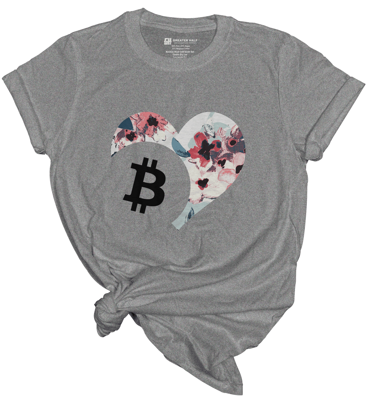 Floral Bitcoin - Greater Half