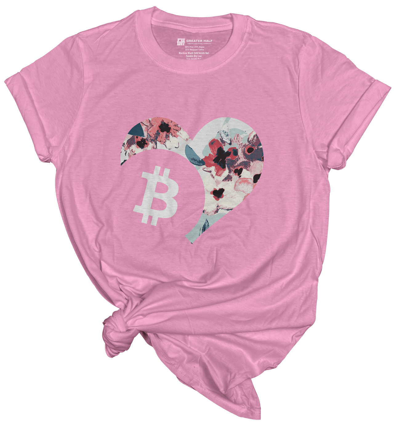 Floral Bitcoin - Greater Half