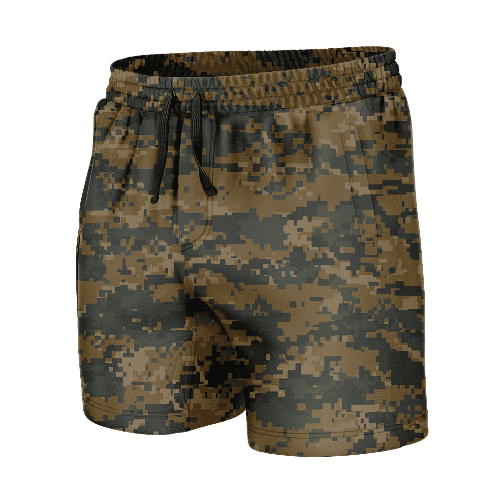 Woodland Digital Camo Swim Trunks - Greater Half