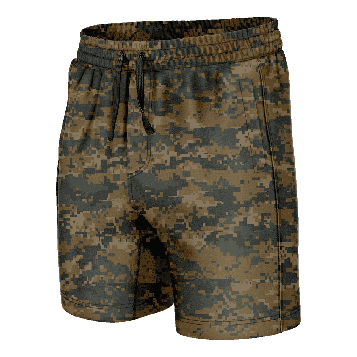 Woodland Digital Camo Swim Trunks Swim Trunk Greater Half S Standard Length (7" Inseam)