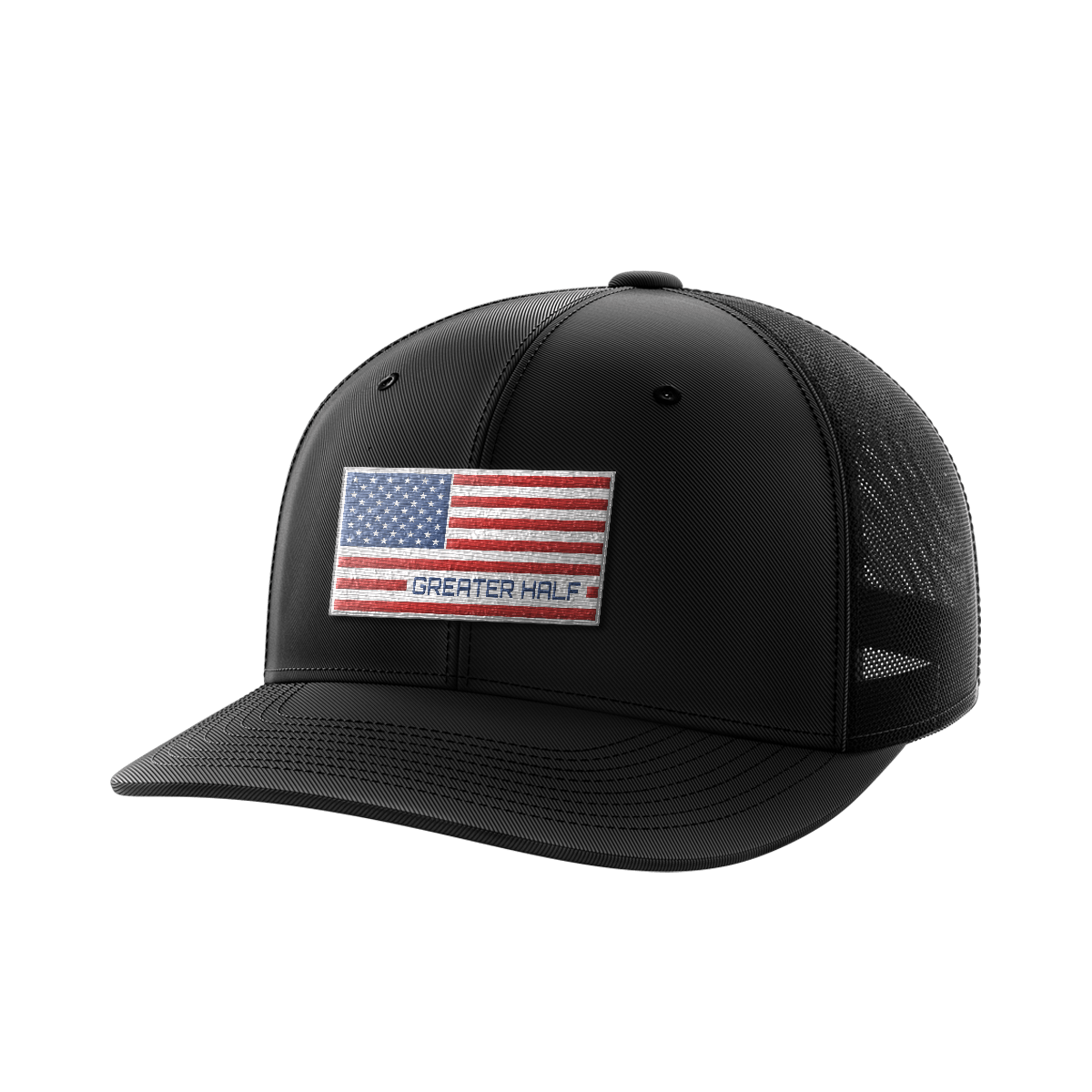 Thumbnail for USA Flag Woven Patch Hat - Greater Half