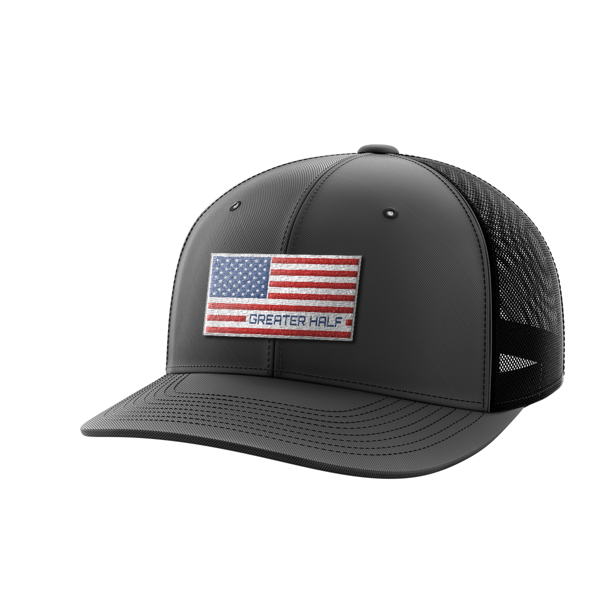 Thumbnail for USA Flag Woven Patch Hat - Greater Half