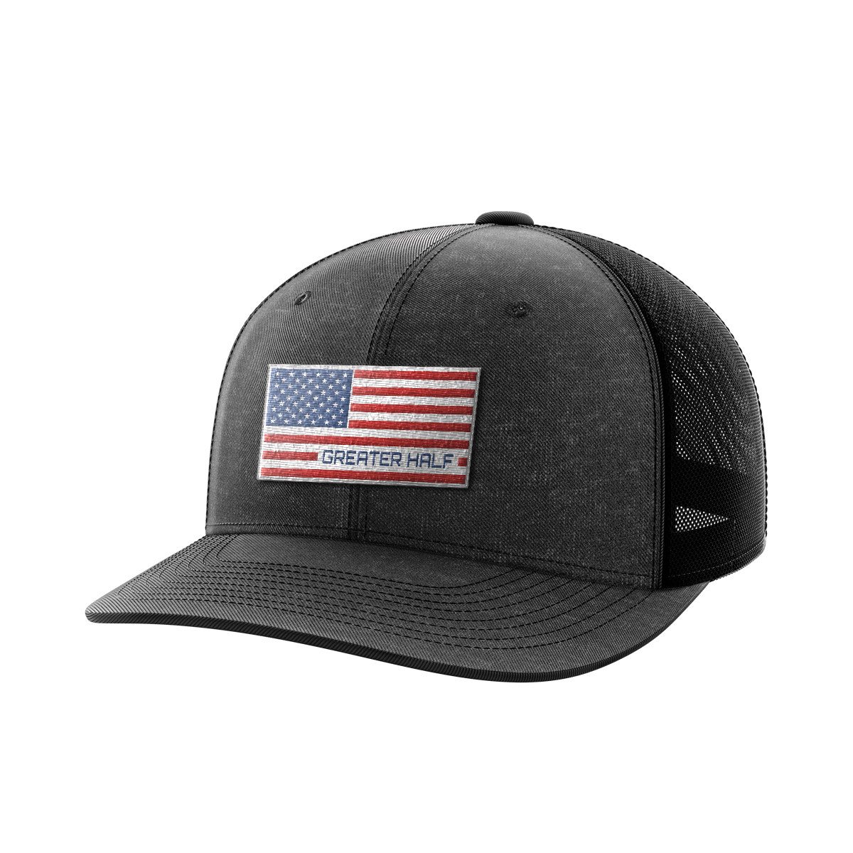 Thumbnail for USA Flag Woven Patch Hat - Greater Half