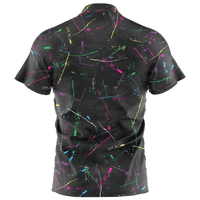 Thumbnail for Ink Drip Henley Polo Henley Polo Greater Half