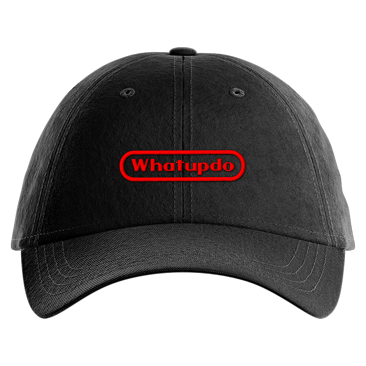 Whatupdo Embroidered Dad Hat - Greater Half