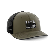 Thumbnail for USA Drinking Team Black Patch Hat - Greater Half