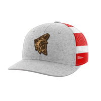 Thumbnail for Fish Leather Patch Hat - Greater Half