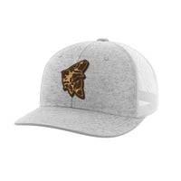 Thumbnail for Fish Leather Patch Hat - Greater Half