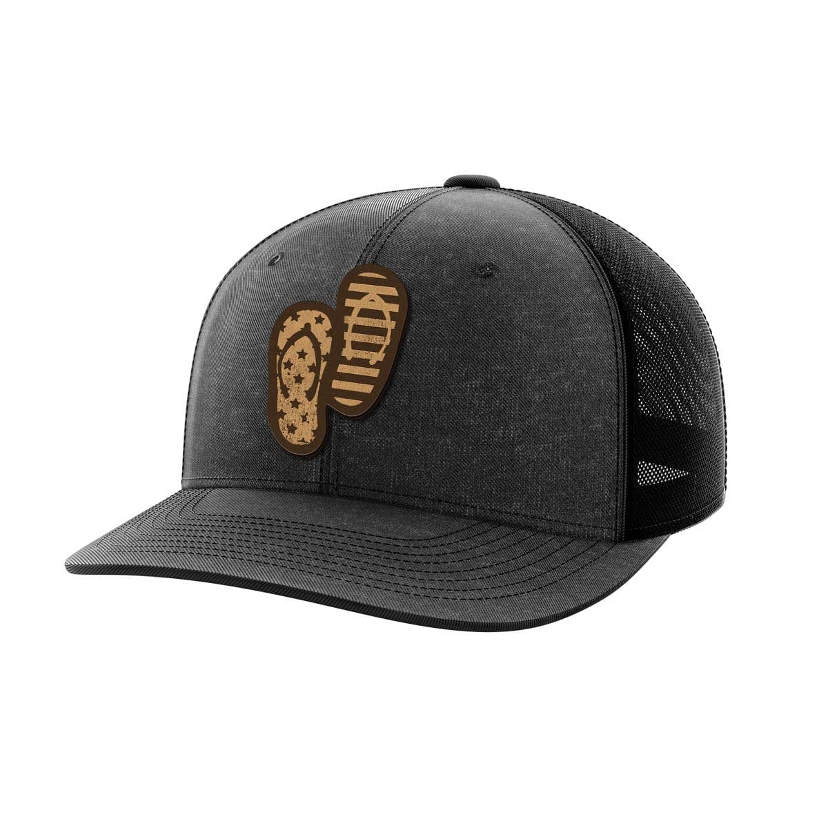 Flip Flops Leather Patch Hat - Greater Half