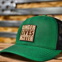 Thumbnail for Ginger Lives Matter Leather Patch Hat - Greater Half