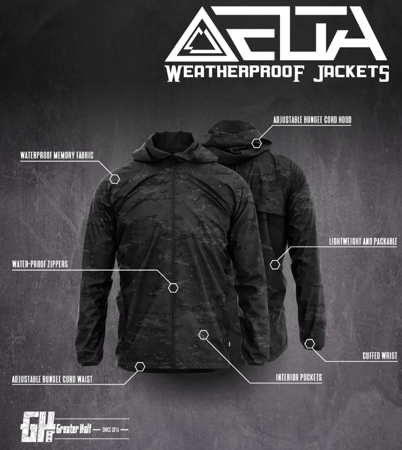Blackout Camo Jacket - Greater Half