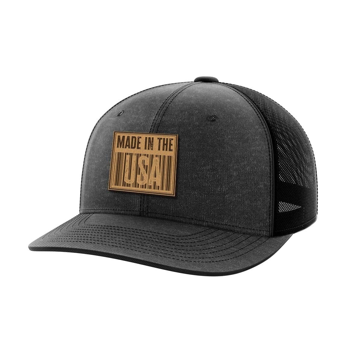 Thumbnail for Made In The USA Leather Patch Hat - Greater Half