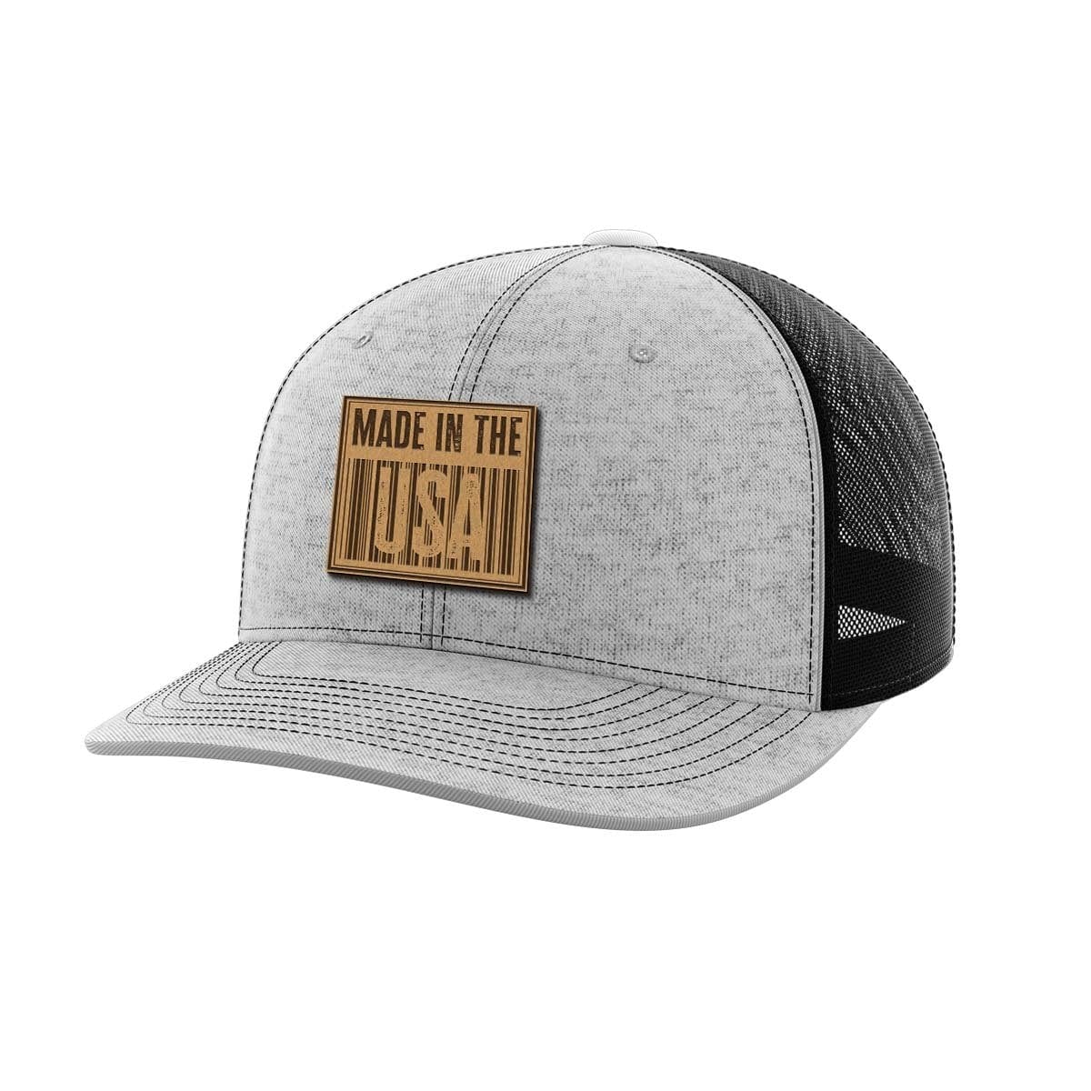 Thumbnail for Made In The USA Leather Patch Hat - Greater Half