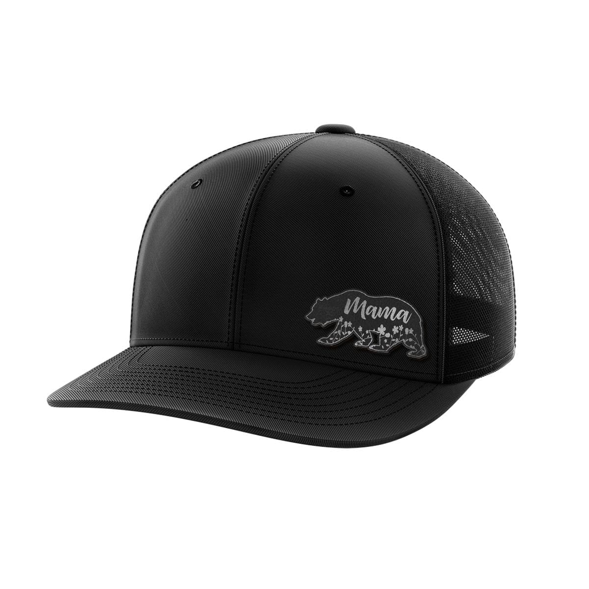 Thumbnail for Mama Bear Black Patch Hat - Greater Half