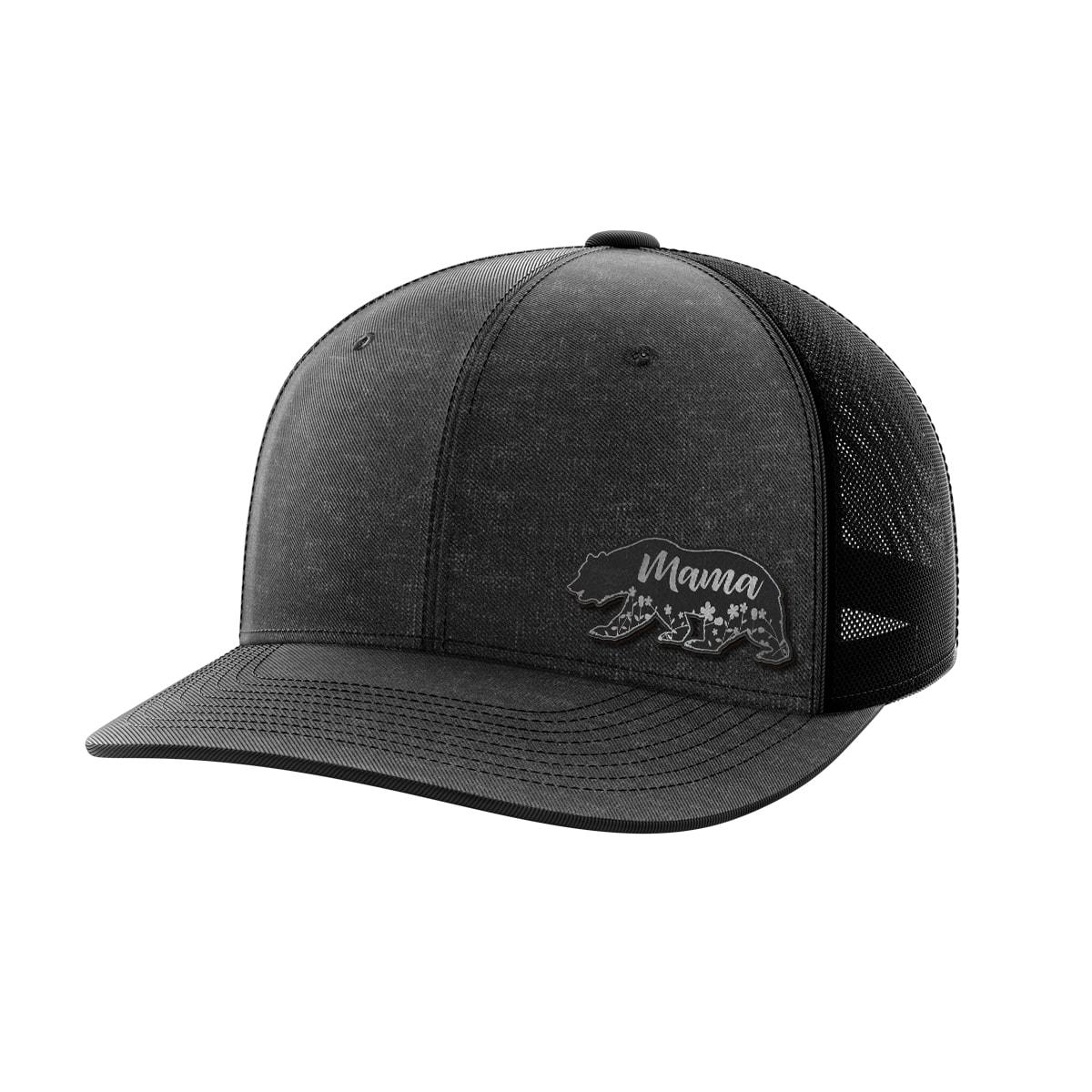 Thumbnail for Mama Bear Black Patch Hat - Greater Half