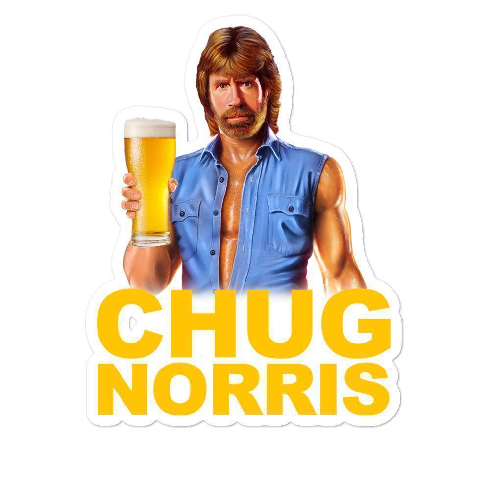 Chug Norris Sticker - Greater Half