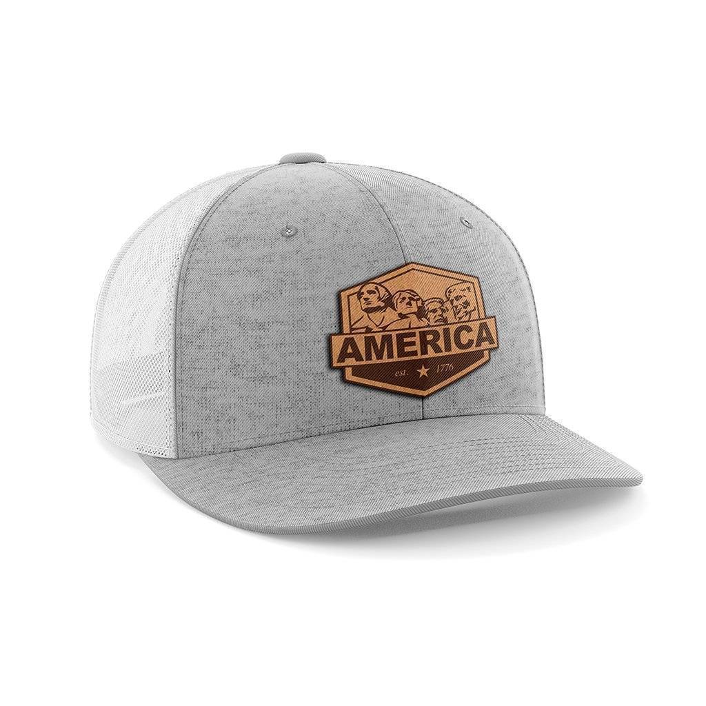 Thumbnail for America Mount Rushmore Leather Patch Hat - Greater Half