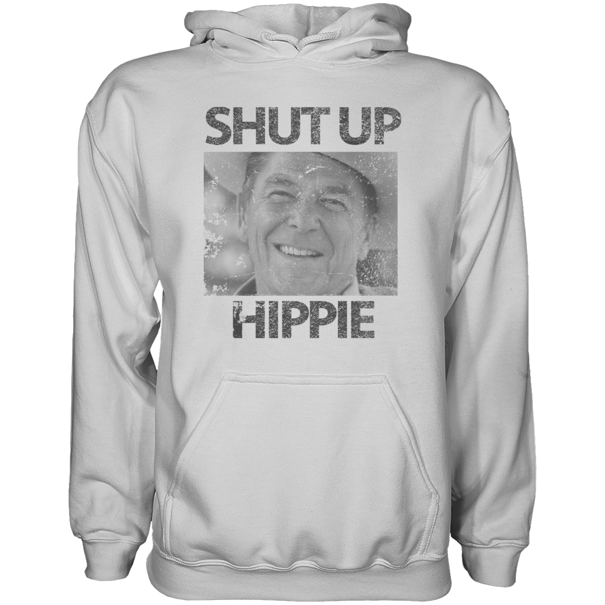 Shut Up Hippie Hoodie - Greater Half