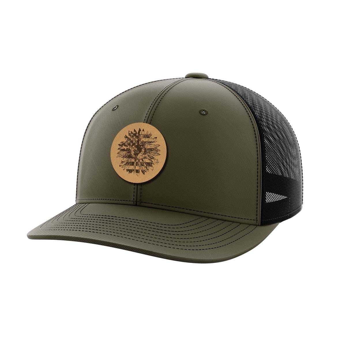 Sunflower Leather Patch Hat - Greater Half