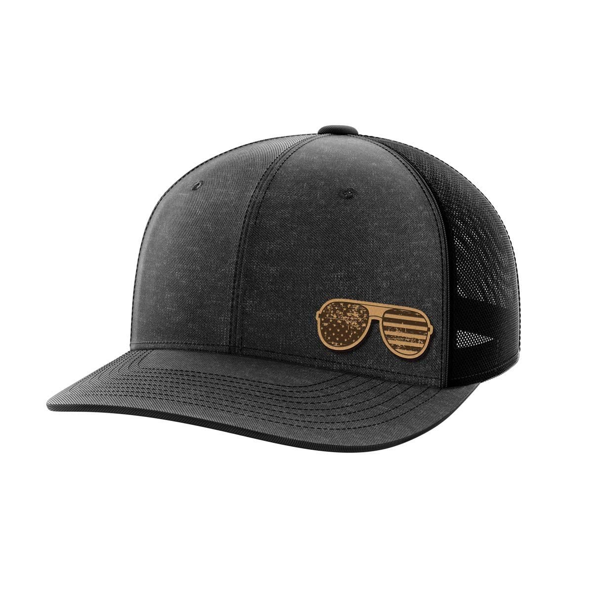 Thumbnail for Sunglasses Leather Patch Hat - Greater Half