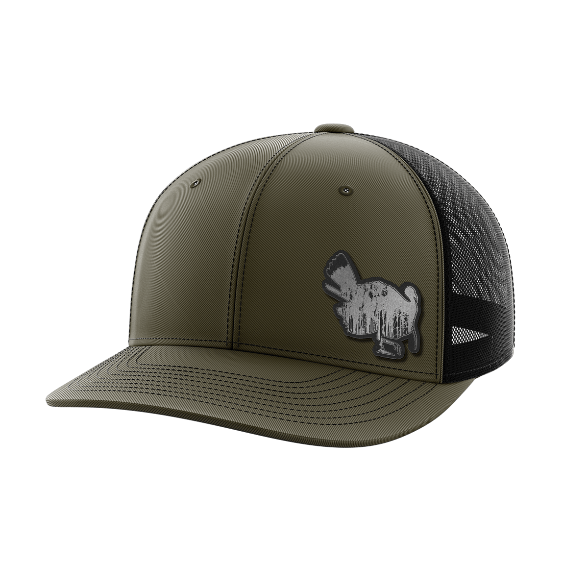 Thumbnail for Turkey Black Patch Hat - Greater Half