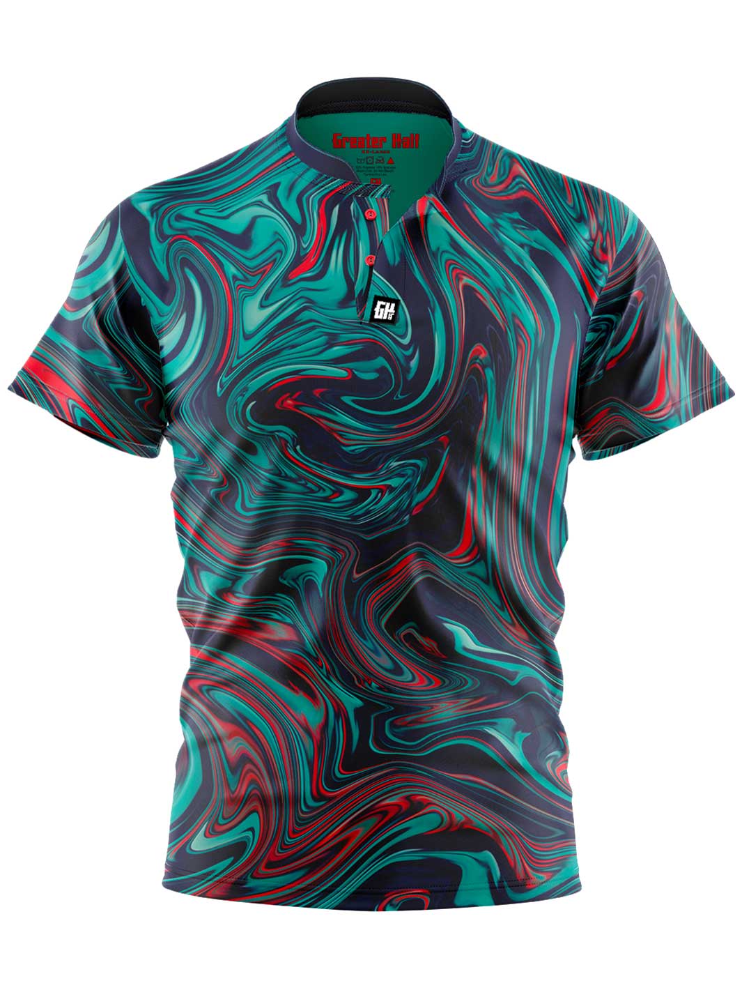 Ink Spill - Performance Polo - Greater Half