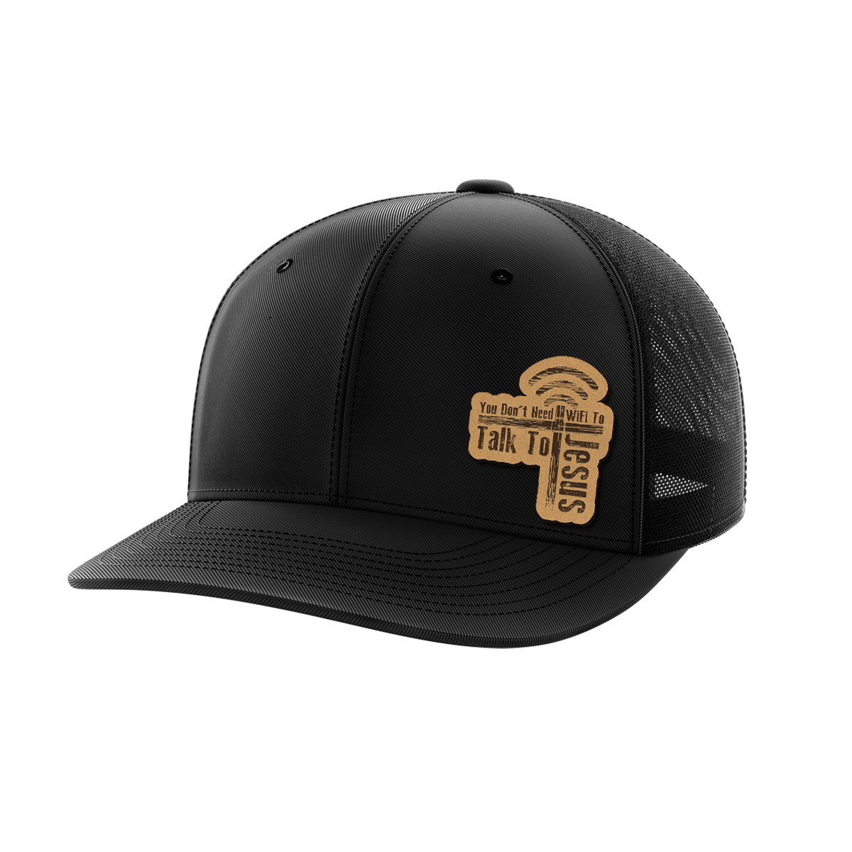 Thumbnail for You Don't Need Wifi Leather Patch Hat - Greater Half
