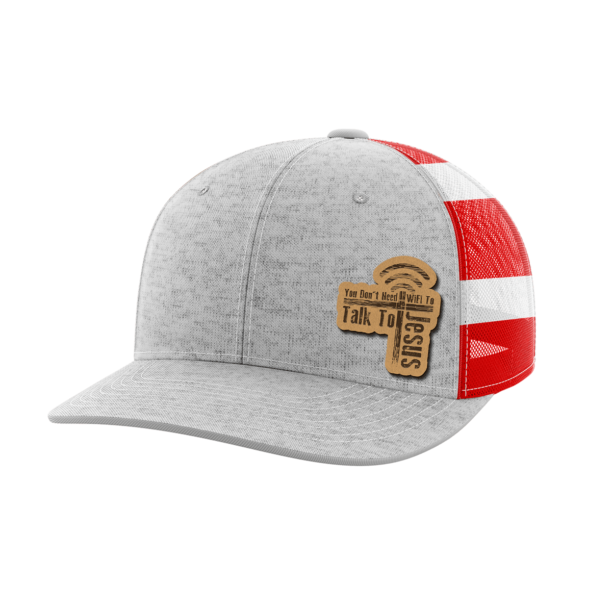 Thumbnail for You Don't Need Wifi Leather Patch Hat - Greater Half