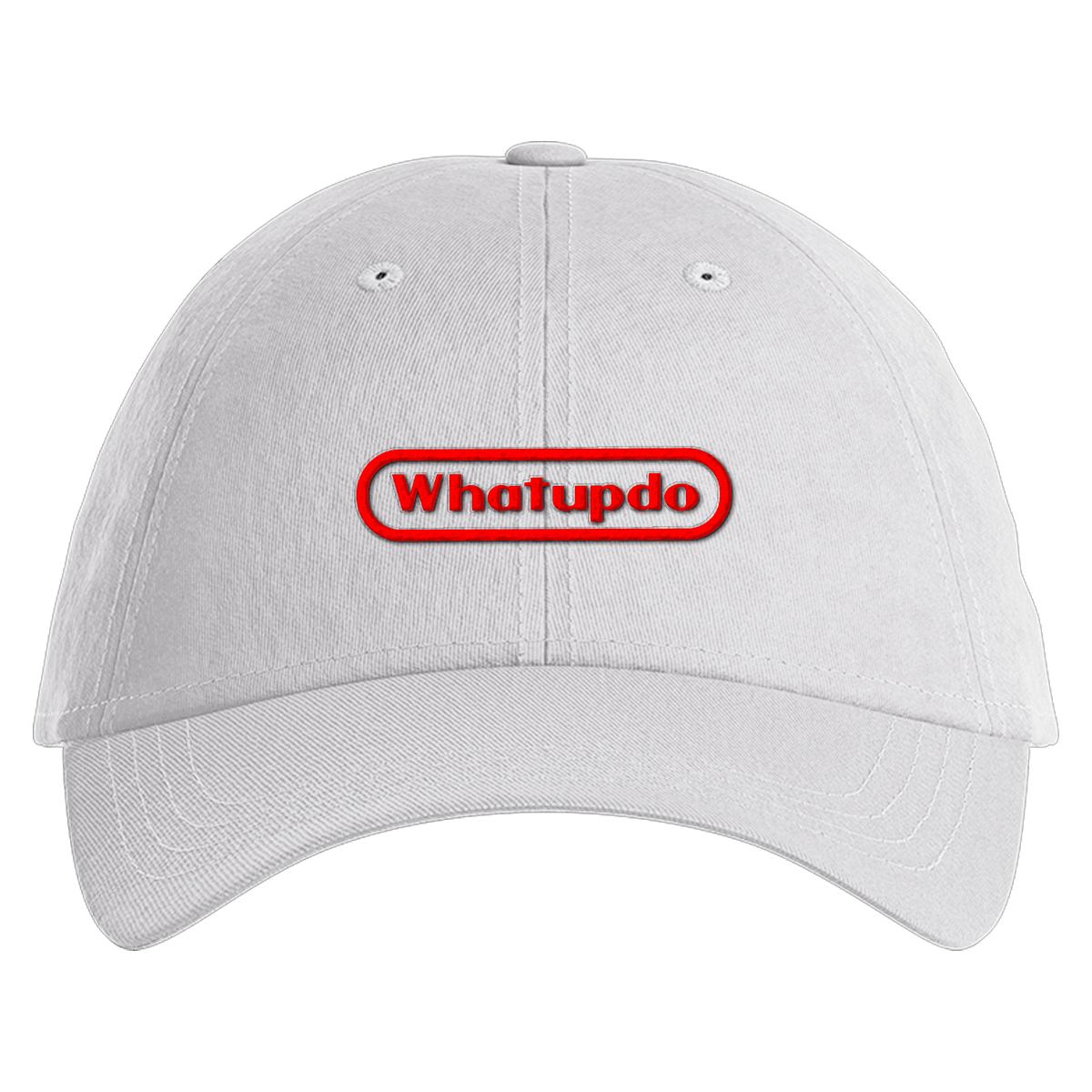 Whatupdo Embroidered Dad Hat - Greater Half